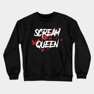 Scream Queen Horror Movie Fanatic Crewneck Sweatshirt